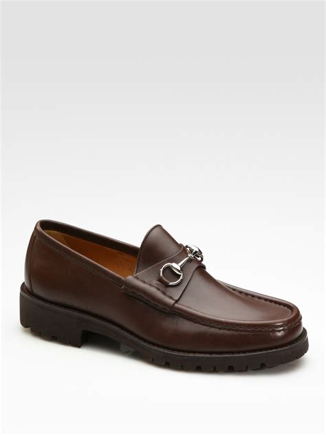 gucci loafers black or brown